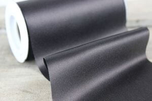 Čierna saténová stuha 12cm