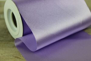 Fialová saténová stuha 12cm