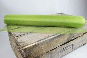 Zöld organza anyag 48cm