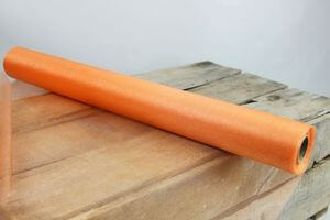 Narancssárga organza anyag 48cm