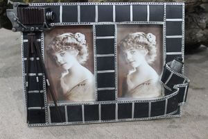 Fekete filmkocka képkeret