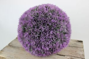 Lila mű buxusgömb 28cm