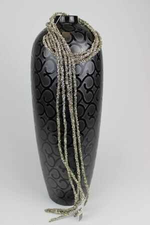 Šampáň trblietavá girlanda z kamienkov 100 cm