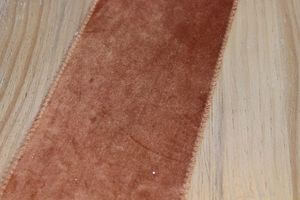 Lososová zamatová stuha šírka 12cm