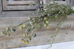 Zöldessárga mű réti növény 53cm