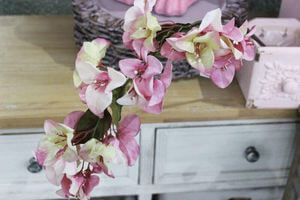 Ružová umelá bugenvilea na stonke 62cm