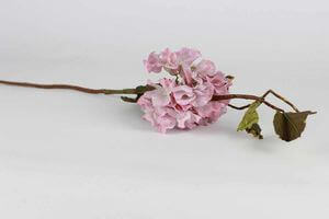 Ružová hortenzia na konáriku 52cm