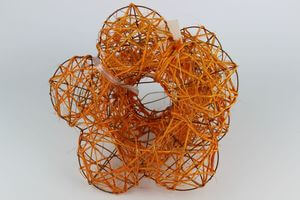 Narancssárga csokortartók 3 db