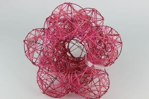 Růžové držáky na kytice 3 ks