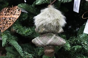 Zöldesbarna felfüggeszthető skandináv stílusú fa